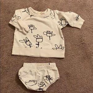 Kid and Kind sweatshirt and bloomers